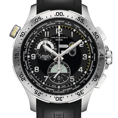 KHAKI AVIATION Worldtimer Chrono Quartz