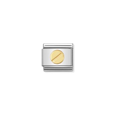 NOMINATION CLASSIC LINK SCREW HEAD IN 18K GOLD
