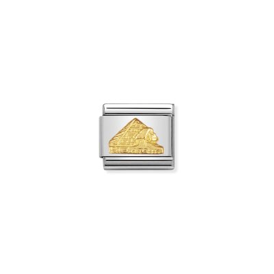 NOMINATION CLASSIC LINK PYRAMID IN 18K GOLD