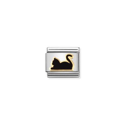 NOMINATION CLASSIC LINK, BLACK CAT SYMBOL
