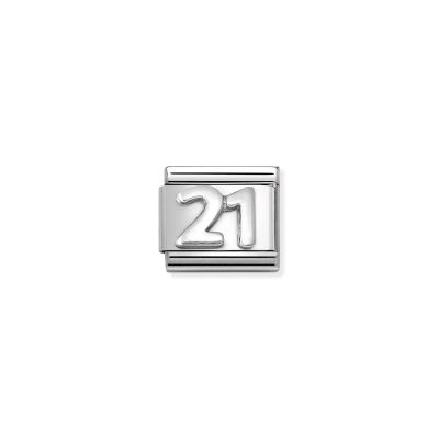 NOMINATION CLASSIC LINK, NUMBER 21, SILVER