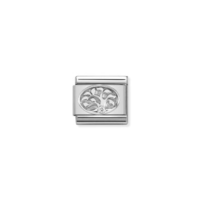 NOMINATION CLASSIC LINK TREE OF LIFE WITH ZIRCONIA