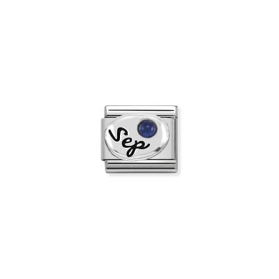 NOMINATION CLASSIC SEPTEMBER LINK IN SILVER
