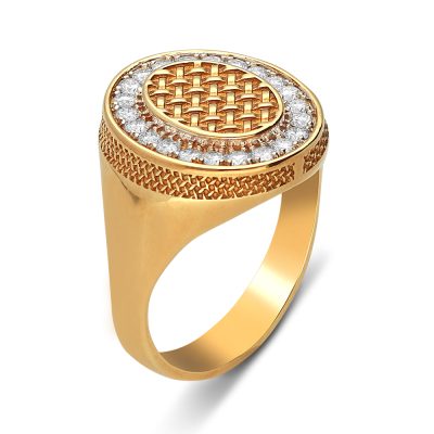 9ct Yellow Gold Oval Signet Ring