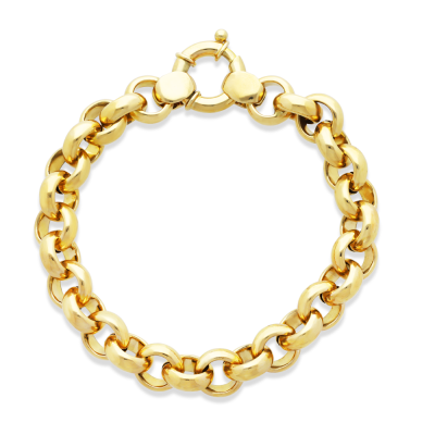 A 9ct Yellow Gold Belcher Bracelet