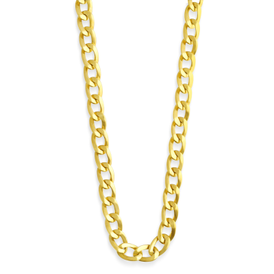 9ct Yellow Gold Curb Link Chain