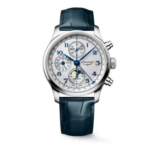 Longines Master Collection Chrono Moonphase L29624732 silver dial watch